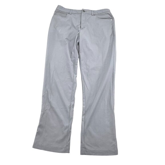 VRST Pants Men 32Wx32L Light Gray Golf Straight‎ Leg Commuter Stretch Utility - Picture 1 of 12